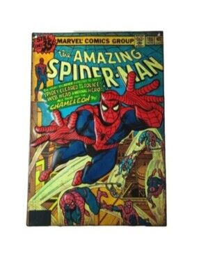 Marvel, The Amazing Spider-Man Metal Embossed Sign | EUC | Open Roads